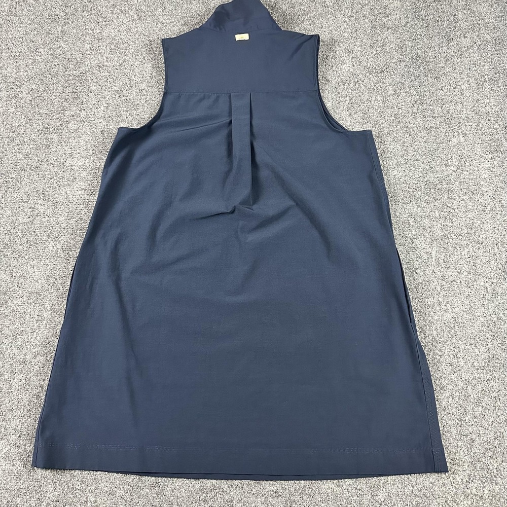Faherty All Day Dress Womens Medium Sleeveless Collared Pullover Pockets Casual - Picture 8 of 9